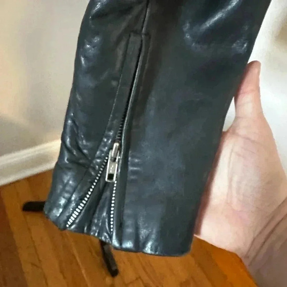 Vintage 90’s Hard Rock Cafe Leather Motorcycle Biker Jacket MIAMI. Sz: S. - Picture 12 of 16